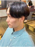 30代40代メンズセンターパート清潔感ビジネス好感度
