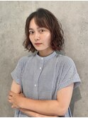 夏、動き、デジタルパーマ