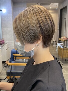 キャラ 池袋本店(CHARA) ハンサムショートマッシュ◎ショコラベージュ【池袋/ショート】