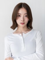 韓国レイヤーくびれ似合わせカットイメチェンナチュラルカラー
