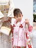 ☆【七五三】3歳女の子着付け＋ヘアセット　7000円（税込）
