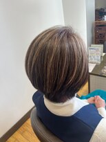 ヴァンカウンシル 清須店(VANCOUNCIL)&nbsp;白髪ぼかしハイライト綺麗な歳の重ね方を 髪質改善ケアカラー#1