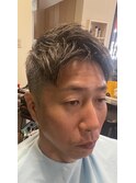 ツーブロックベリーショート