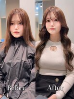 ラピス 福岡天神店(Lapis) ナチュラルベージュ×エクステ70枚