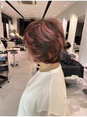 ピンクハイライトマダム　　60代70代