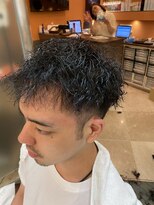 銀座マツナガ 浅草店&nbsp;ツーブロ強めツイストスパイラルパーマ