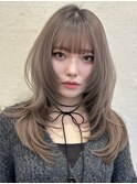 韓国風/レイヤー/小顔/前髪カット/ハッシュカット