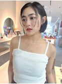 【MINX】くびれヘア+くすみベージュハイライトカラー_表参道
