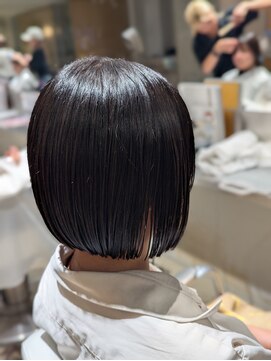 オーガニック リブ 川越(organic+live) 秋冬オススメ！20代30代かわいい切りっぱなしボブ