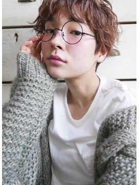 ベル 銀座5丁目店(Belle) 大人かわいい!骨格補正小顔ショート×バイオレット【Belle銀座