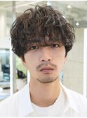 原宿メンズパーマツイストスパイラルパーマ波巻きパーマツイスパ
