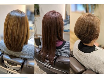 ももいろかぶとむしの写真/【白髪を"活かす"提案力！】大人女性の悩みに寄り添い若々しく似合うスタイルを【白髪ぼかし】