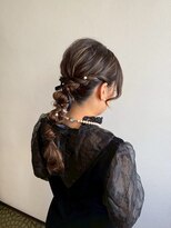 エール 生駒(aile Total Beauty Salon)&nbsp;編みおろしアレンジ×お呼ばれヘア