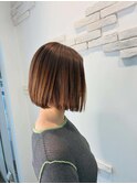 前髪長めボブ