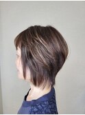 40代50代60代×レイヤー×酸性ストレート×イノアカラー