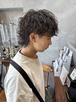 ロンドソル 四日市(Lond Sol)&nbsp;【萩原】波巻きパーマ/メンズパーマ/マッシュウルフメンズカット