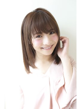 ネオリーブアイム 横浜西口店(Neolive aim) サラサラ☆ストレートミディアム、王道愛されスタイル