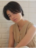 【Lond佐野】イメチェン黒髪でも大人かわいい耳かけショート