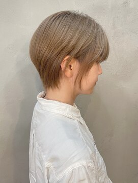 ヘアスタジオダップ(hair studio dap) ショート×ミルクティー