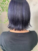 テトヘアー(teto hair)&nbsp;ラベンダーアッシュ、パープル、ネイビー、ブリーチ一回