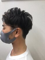 プラッキー(PLUCKY)&nbsp;メンズ　縦長刈り上げツーブロックマッシュ