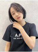 クール◎_長めのシースルーバング_内巻きボブ__四条烏丸御池前髪
