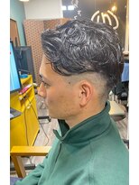 髪きる、ところ。&nbsp;フェードスタイル×ニュアンスパーマ