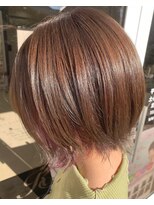 リラシー ヘアーアンドビューティー 龍ケ崎店(RELASY hair&beauty)&nbsp;透明感インナーピンクカラー