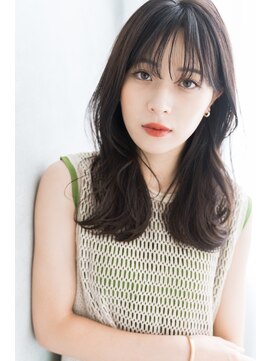 フレームプラス 御堂筋難波店(FRAME +) 抜け感ダークブラウン大人巻き