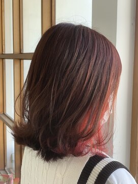 ニキ ヘアー ネイル 子安店(niki hair, nail) チラ見せカシスレッド