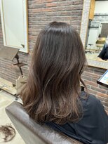 ディッシュ 五反田(dish)&nbsp;★シークレットハイライト☆明るめ白髪染めふんわりセミディー