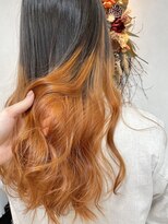 アンドティ ヘア 東久留米店(&.T HAIR) オレンジ/インナーカラー/グラデーションカラー