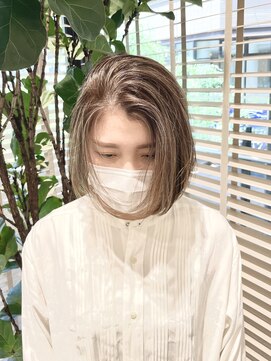 ステアケース 武蔵小杉店(stair:case) 白髪を染めないハイライト脱白髪染め武蔵小杉大人可愛い