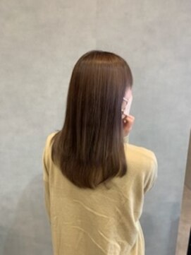 アチーブリス(achieve Liss) 柔らか透明感透け感ラベンダーブラウン ストレートロング