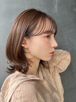 アンガーデン(Une GARDEN)&nbsp;外ハネボブ/ウルフ/ボブレイヤー/イメチェン/美髪/前髪カタログ