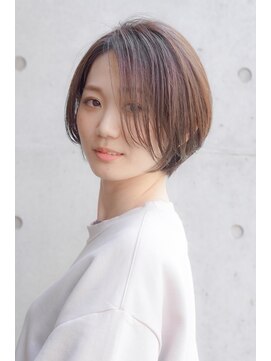 ムオン 大橋(muon) 前髪無し×ショートボブ