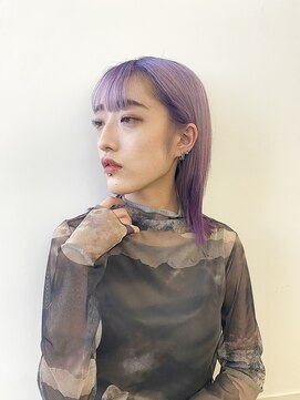 ニュート(Neut ) ペールラベンダー×ラベンダー/裾カラー