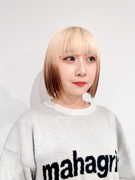 ブランコ 名古屋栄(BLANCO) 黒染めしてたとこ下がってきた