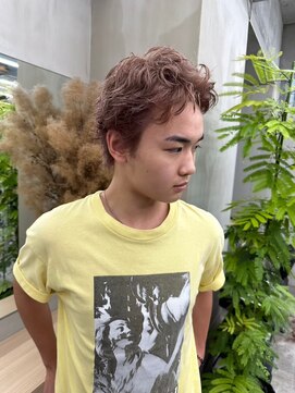 ギークス(GEEKS) 【GEEKS渋谷】ショコラベージュ/メンズハイトーン/カールヘア