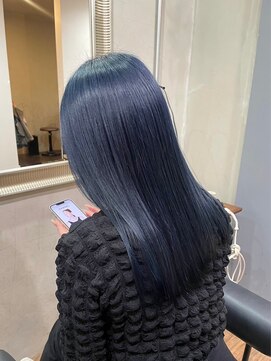 ヘアプレイスソル (HAIR PLACE SoL) 艶髪ストレート/ブルーブラック