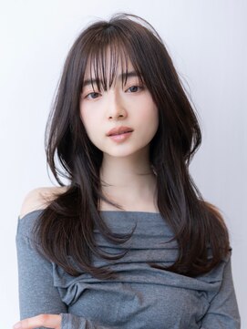 イルハバナ 渋谷(ill HAVANA) 髪質改善レイヤーカット/ココアブラウン/黒髪ネイビー/小顔前髪