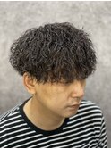 ウェーブ強めツイスパ