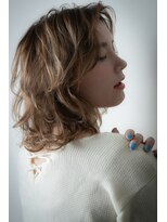 カバーヘア イヴ 戸頭店(COVER HAIR EVE) デザインカラー外ハネカール外国人風ウルフv戸頭20代30代40代