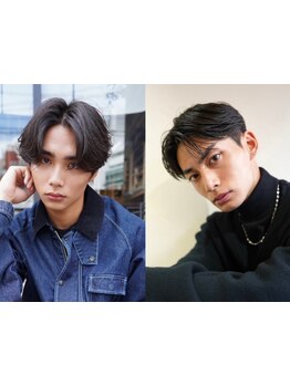 【メンズセンターパート】簡単スタイリングで束間も◎パサつきがなく、質感の良いスタイルに!