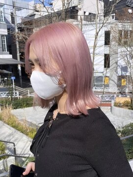 ニコ トウキョウ 渋谷(nico TOKYO) ホワイトピンク/髪質改善/ダブルカラー/ケアブリーチ/20代