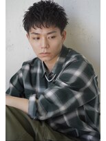 ロミーオム 本厚木(ROMMY. Homme)&nbsp;刈り上げツーブロック王道マッシュショート束感メンズヘア