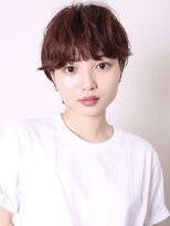 ヨファ ヘアー 芦屋店(YOFA hair)&nbsp;大人ガーリー似合わせカットメルティカラーマッシュショート0106