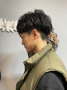 グリードヘア(GREED HAIR) マッシュ×ニュアンスパーマ