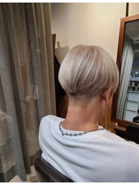 アニュー ヘア アンド ケア(a New hair&care) 30代40代ダブルカラーミルクティアッシュデザインカラー透け感