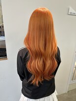 ヴィンスジオ 岐阜駅南(vince gio) オレンジカラー/ブリーチ